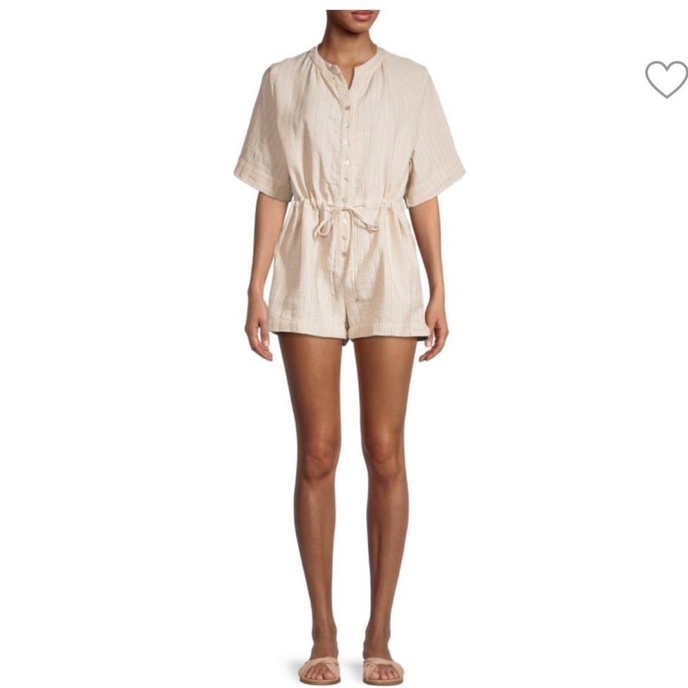 Heroes & Dreamers Eden Striped Romper Sz M
